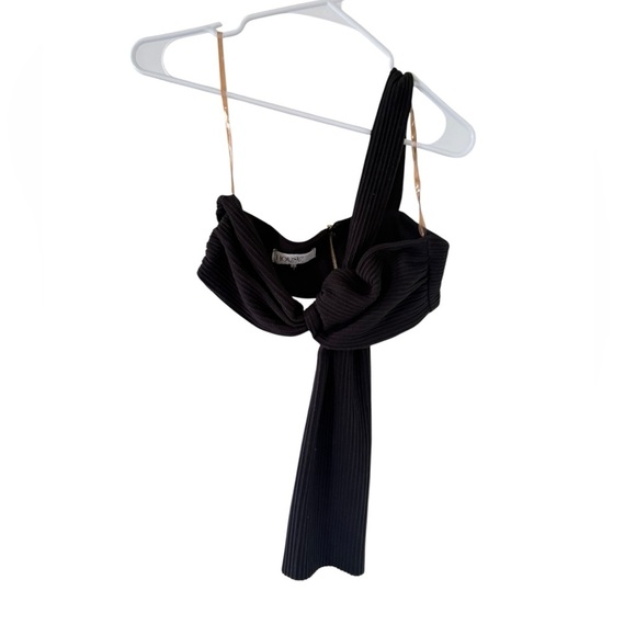 House of CB Marnelle Black Crop Top - Picture 7 of 9